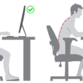 Posturas correctas para trabajar con PC o laptop